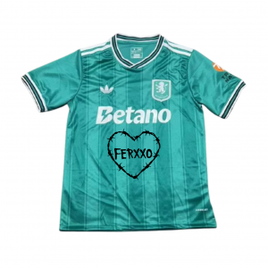 Aston Villa x Feid (Ferxo) colaboración camiseta