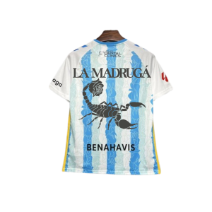 Málaga cf x Delaossa colaboración camiseta